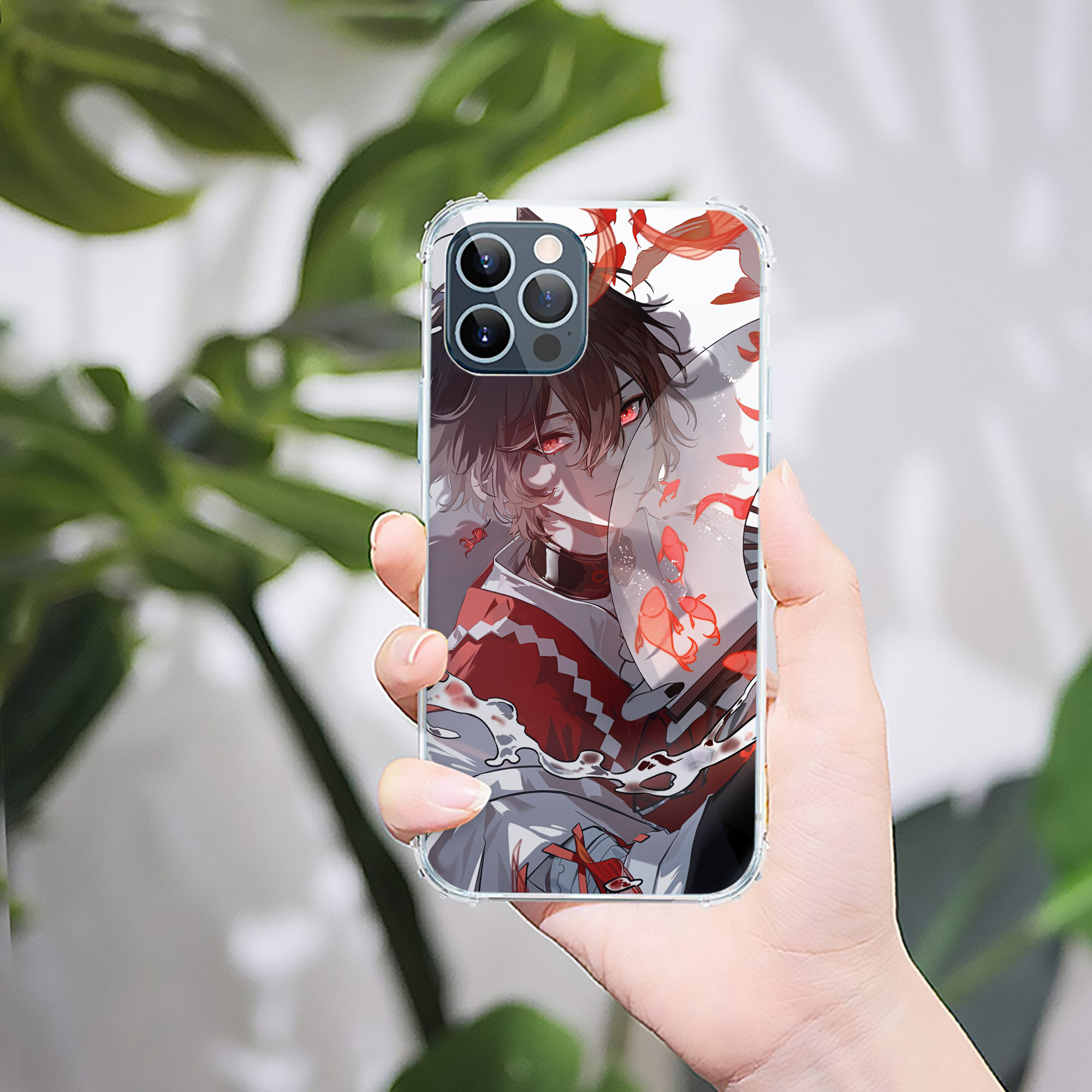 （画像用） 文豪ストレイドッグス Bungo Stray Dogs 【iPhone 12シリーズ対応】透明スマホケース（クリアソフトケース）